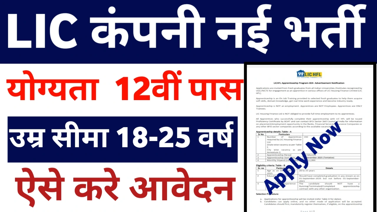 LIC New Vacancy 2025
