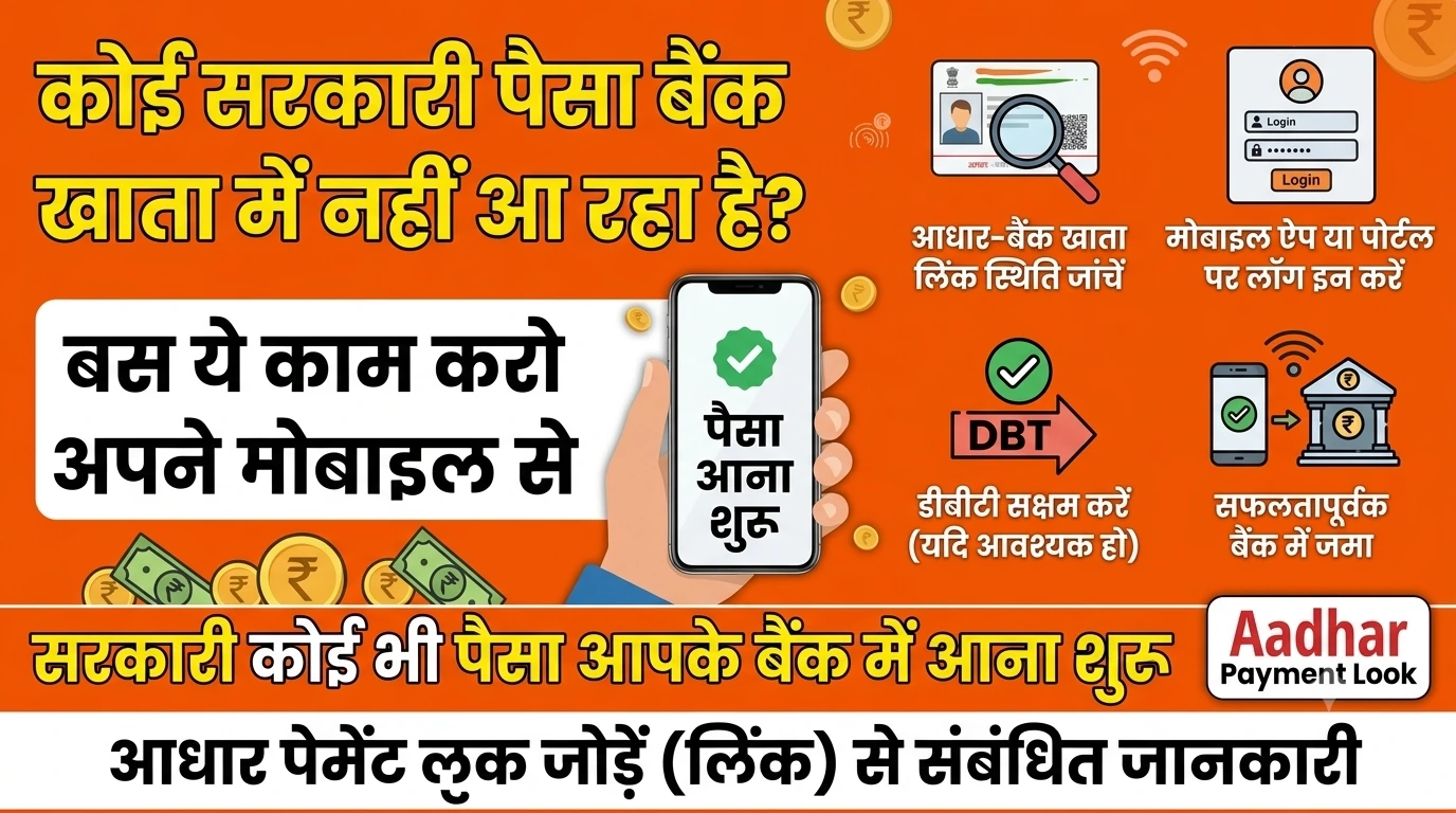 Bank Account se Aadhar kaise jore